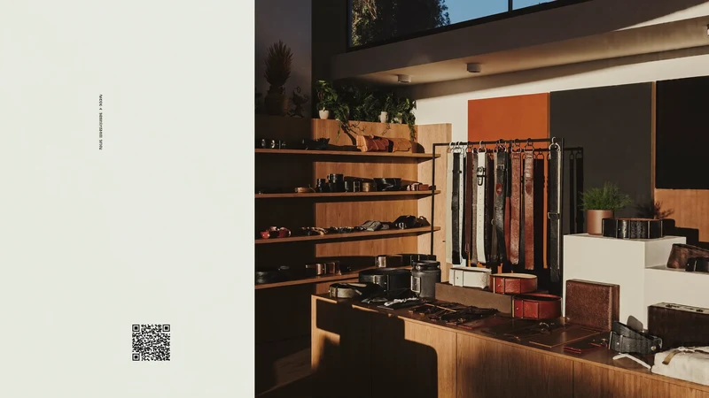 Illustrazione di campagna per accessori e cinture moda, immagine concettuale generata.